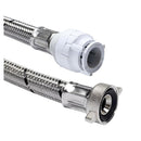 Polypipe PolyFit Flexible Hose Tap Connector 15mm x 3/4" 500mm - FIT831534