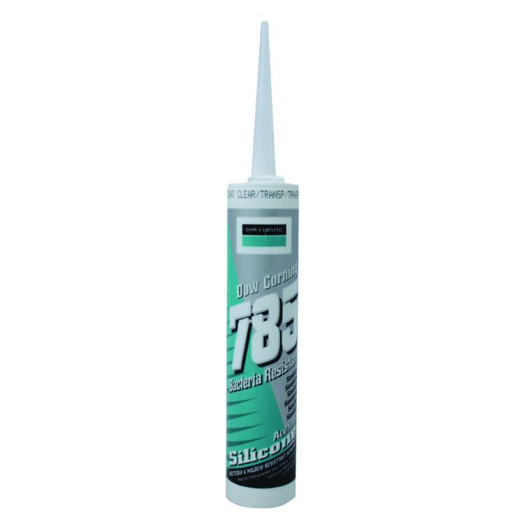 Dow Corning 785 Bacteria Resistant Clear Sanitary Silicone Sealant 310ml