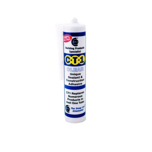 C-Tec CT1 Clear Sealant & Construction Adhesive 290ml