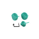 Vaillant 114286 Knob, Cpl. Green (3 Knobs + Lever)