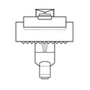 Baxi Multifit Vertical Ridge Tile Flue Terminal 60mm/100mm