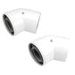 Vaillant Ecotec/Ecomax 125mm 45 Degree Boiler Flue Bends 2 Pack