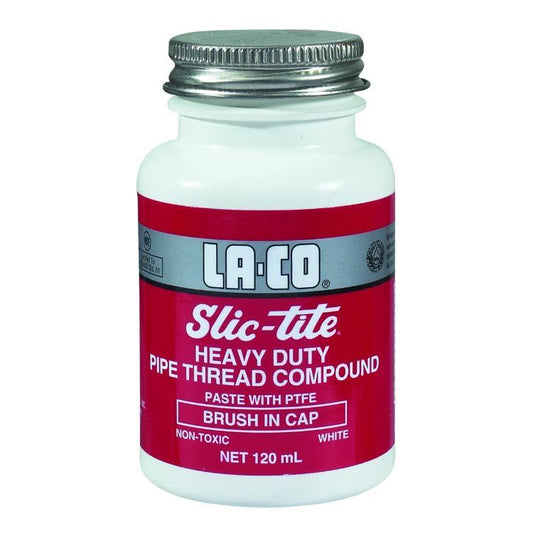 LA-CO Slic-Tite with PTFE Heavy Duty Pipe Thread Compound 120ml 42008