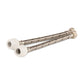 Hep2O Push-Fit Flexible Tap Connector 15mm x 3/4" 500mm 2 Pack - HD225B/15W