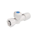 Hep2O Push-Fit Straight Service Valve White 15mm x 1/2in HX18/15W