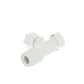 Hep2O Push-Fit Angled Service Valve White 15mm x 1/2in HX19/15W
