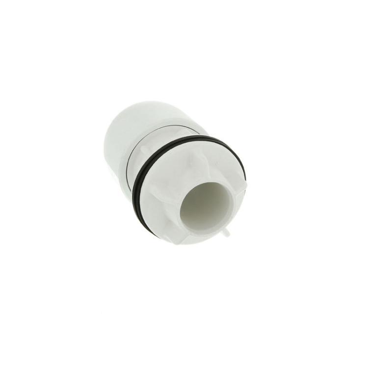 Hep2O Push-Fit Tank Connector White 1/2" x 15mm - HX20/15W