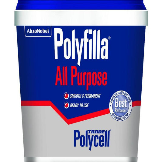 Polycell Trade All Purpose Polyfilla Ready Mix 1kg