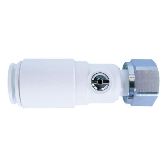 JG Speedfit Plastic Straight Service Valve Tap Connector White 15mm 15SVSTC-W