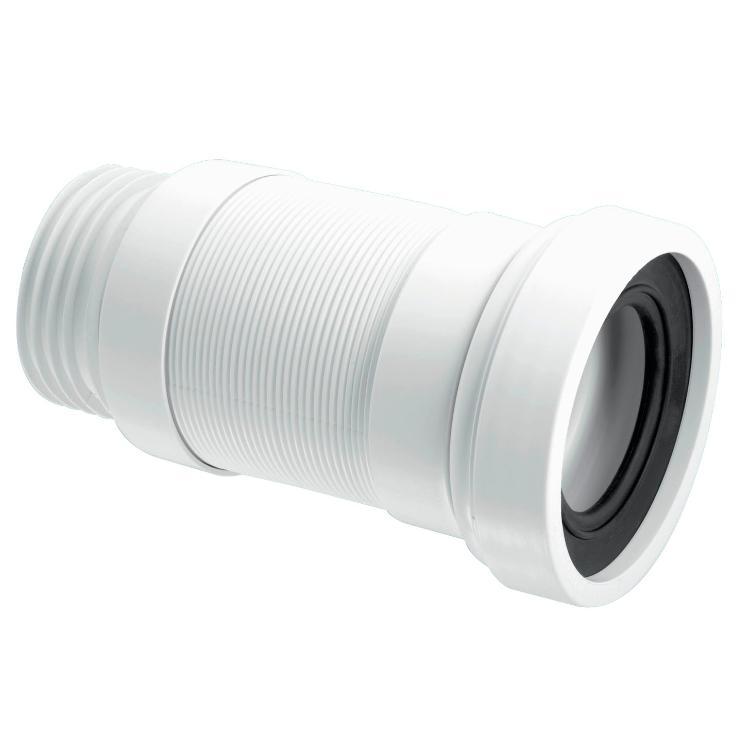 McAlpine Flexible WC Connector White WC-F26R