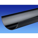 Osma RoundLine 4m Gutter Pipe 112mm Black 0T074
