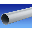 Osma RoundLine 2.75m Downpipe for 68mm Rainwater Guttering Systems - 0T086 Black