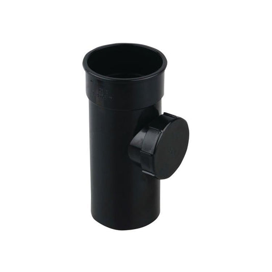 Osma 0T274 Roundline Guttering And Rainwater System Black Access Pipe