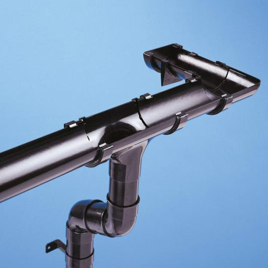 Osma RoundLine Gutter Pipe Bracket 68mm Black 0T034