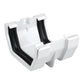 Osma Squareline 4T805 Guttering And Rainwater White Gutter Joint Bracket