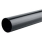 Osma RoundLine 4m Downpipe for 68mm Rainwater Guttering Systems - 0T084 Black