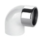 McAlpine Solvent Weld Chrome Plated 90 degree bend x ABS connector 32mm ABS32/35A-CB