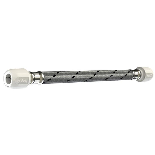 Hep2O Flexible Tap Connector Valve 15mm x 1/2" 300mm 2 Pack - HD125E/15W
