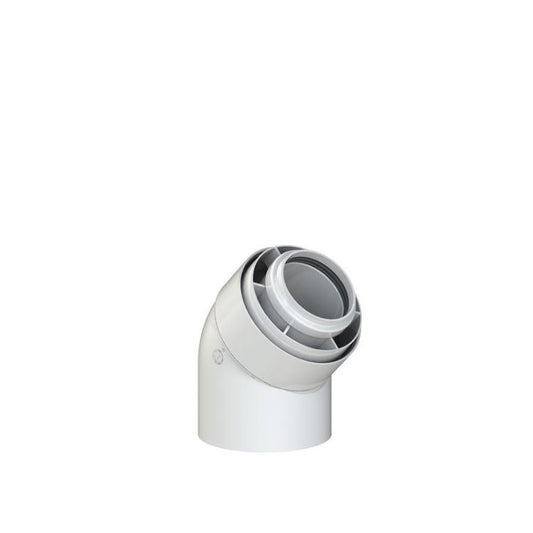 Viessmann SC 45 Degree Boiler Flue Elbow 60/100 mm - 2 Pack
