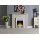 Robinson Willey Sorrento Klx Suite Cream Electric Fire 051448
