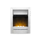 Valor Savena Ecolite Electric Fire Brushed Chrome - 47519