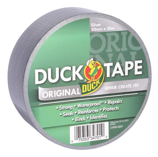 Duck Tape Original Silver DucK Tape 50mm x 50mm