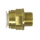 JG Speedfit Brass Male Coupler 15mm x 1/2" - MW011504N