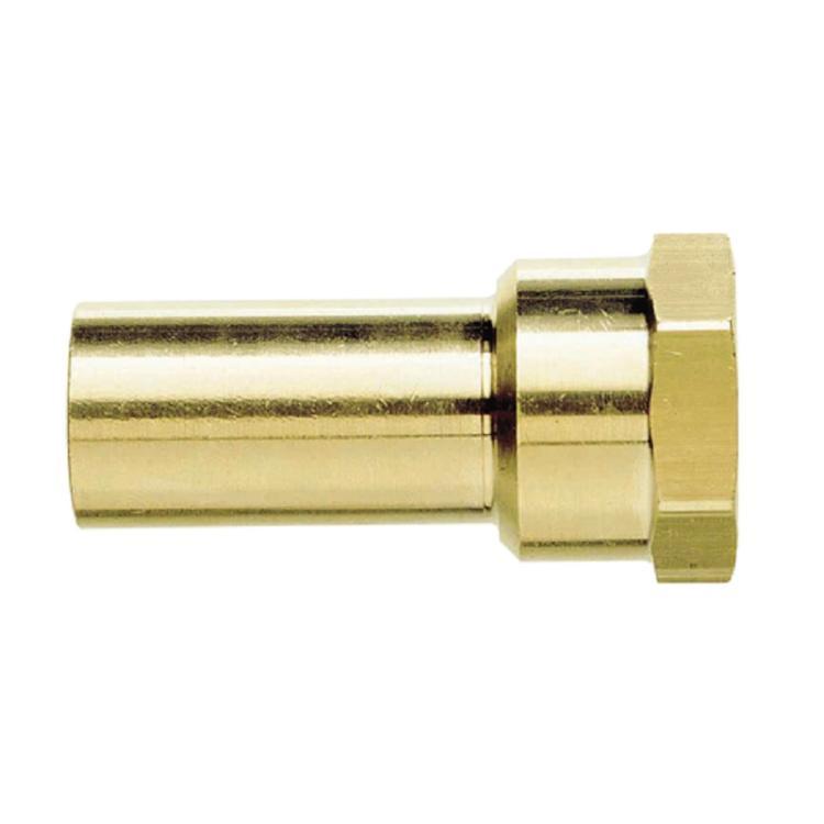 JG Speedfit Female Iron (Socket) Brass Stem Adaptor 15 mm x 1/2" - MW501514N