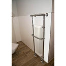 Towelrads Hampshire Chrome and White Towel Rail 1510mm x 510mm