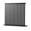 Towelrads Oxfordshire Gun Metal Horizontal Towel Rail 600mm x 1190mm