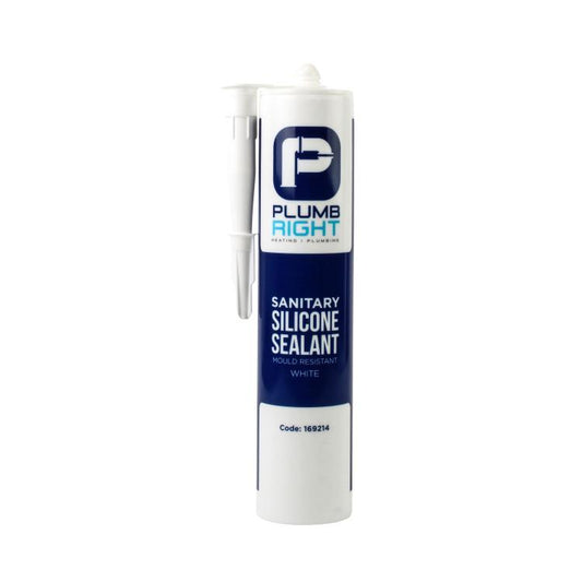 Plumbright Sanitary White Silicone Sealant 310ml