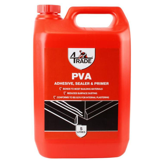 4TRADE PVA Adhesive, Sealer & Primer 5L
