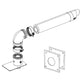 Ideal Horizontal Flue Kit Dia 80/125mm