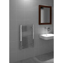 Straight Towel Rail Chrome 800 x 500mm