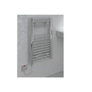 Straight Chrome Towel Rail 800 x 400mm