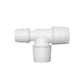 Polypipe PolyMax End Reduced Tee White 22mm x 15mm x 22mm - MAX1422