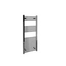 Straight Chrome Wall Mounted Heated Radiator Towel Rail 1200 x 500 mm