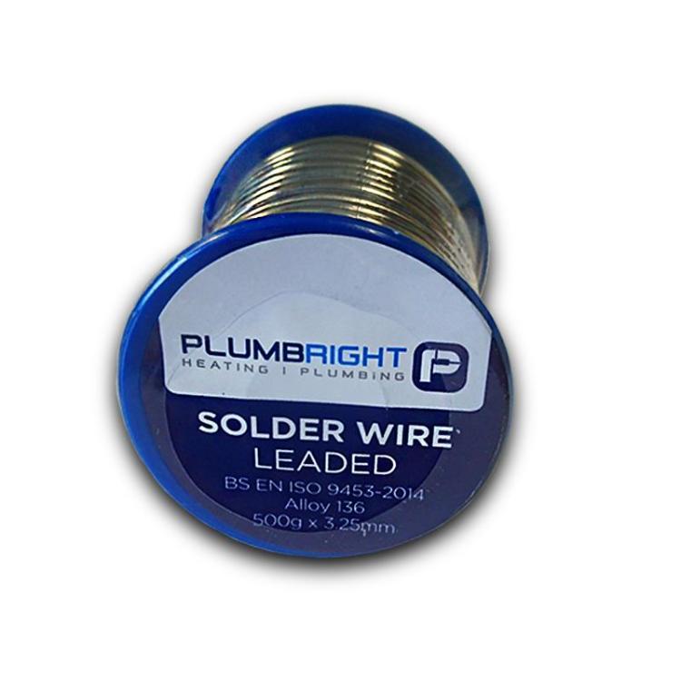 PlumbRight Leaded Solder Wire 500g
