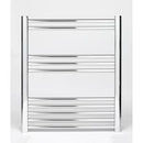 Towelrads Hamilton Chrome Curved Towel Rail 700mm x 400mm