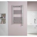 Towelrads McCarthy Chrome Electric Towel Rail 550mm x 500mm