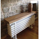 Towelrads Oak Wooden Top Bench Radiator 520mm x 1050mm