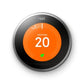 Google Nest Smart Thermostat - Stainless Steel - 3rd Generation