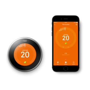 Google Nest Smart Thermostat - Stainless Steel - 3rd Generation