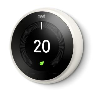 Google Nest Smart Thermostat - White - 3rd Generation - (without Adapter + USB)