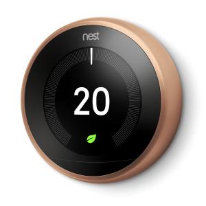 Google Nest Smart Thermostat - Copper - 3rd Generation - (without Adapter + USB)