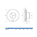 Airflow ICON 15 Low Energy Axial Fan - 240V