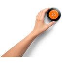 Google Nest Smart Thermostat & Stand - Stainless Steel -3rd Generation
