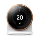 Google Nest Smart Thermostat & stand - Copper - 3rd Generation