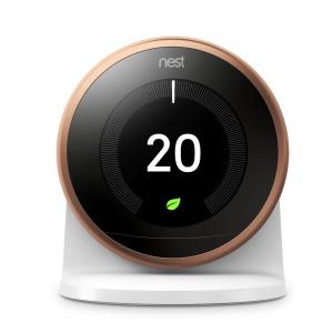 Google Nest Smart Thermostat & stand - Copper - 3rd Generation