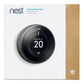 Google Nest Smart Thermostat & stand - Black - 3rd Generation